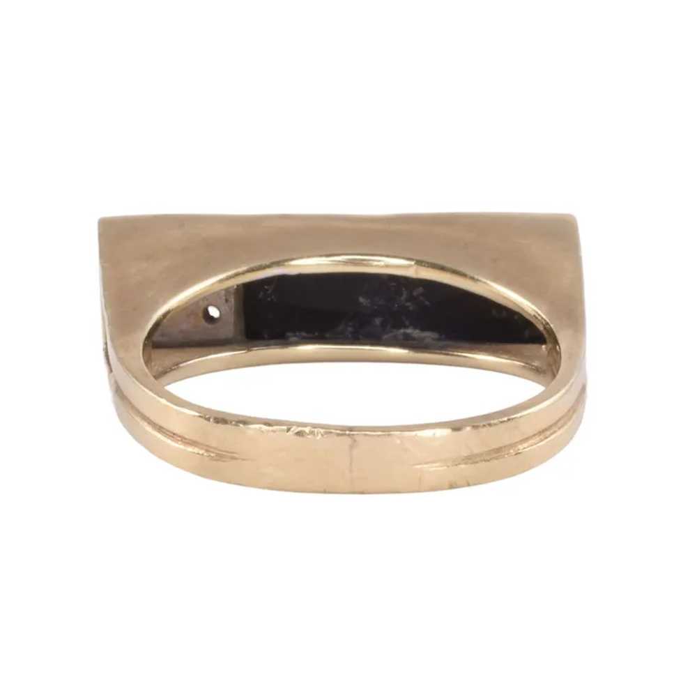 Onyx Diamond Ring - image 3