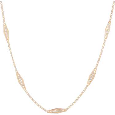 18 Karat Gold Chain Necklace