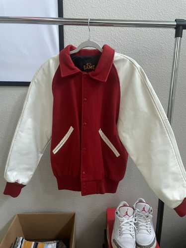 Varsity Jacket × Vintage Vintage Wool Red Varsity 