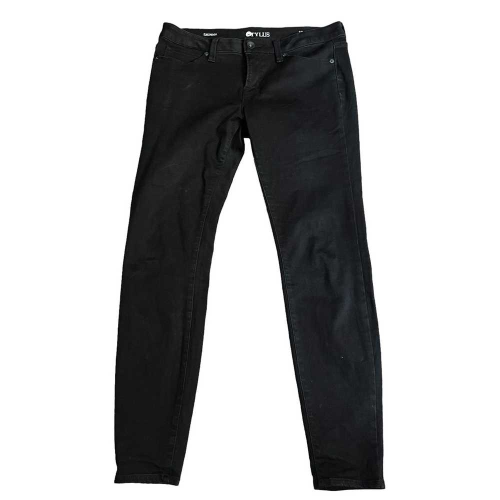 Other Stylus Black Mid Rise Skinny Jeans Sz 10 Wo… - image 3