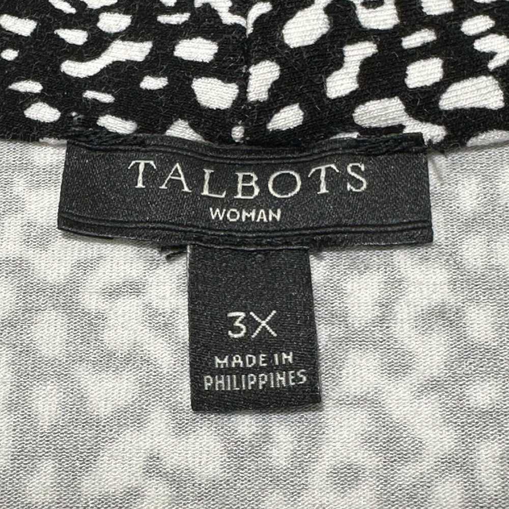 Other Talbots 3X V-Neck Lightweight Snakeskin Pat… - image 3