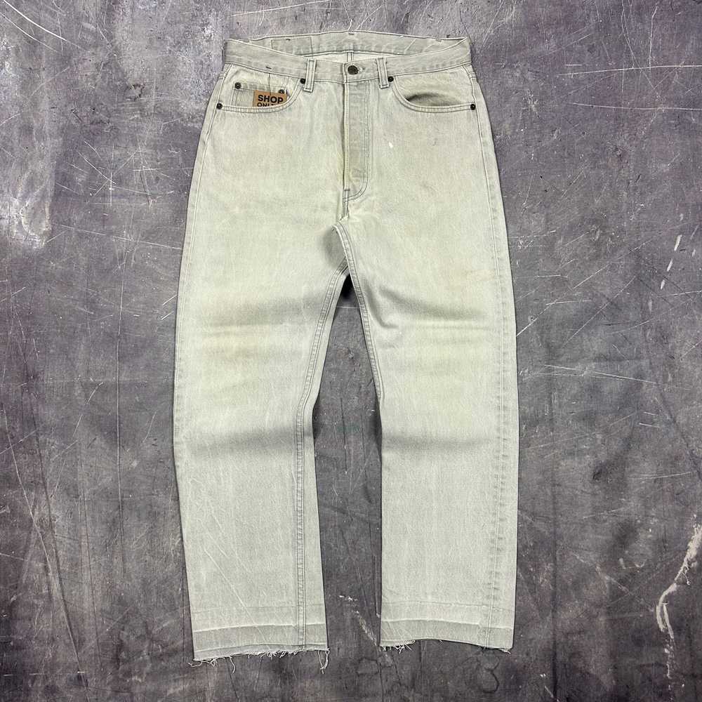 Levi's × Streetwear × Vintage 80s Faded Gray Levi… - image 1