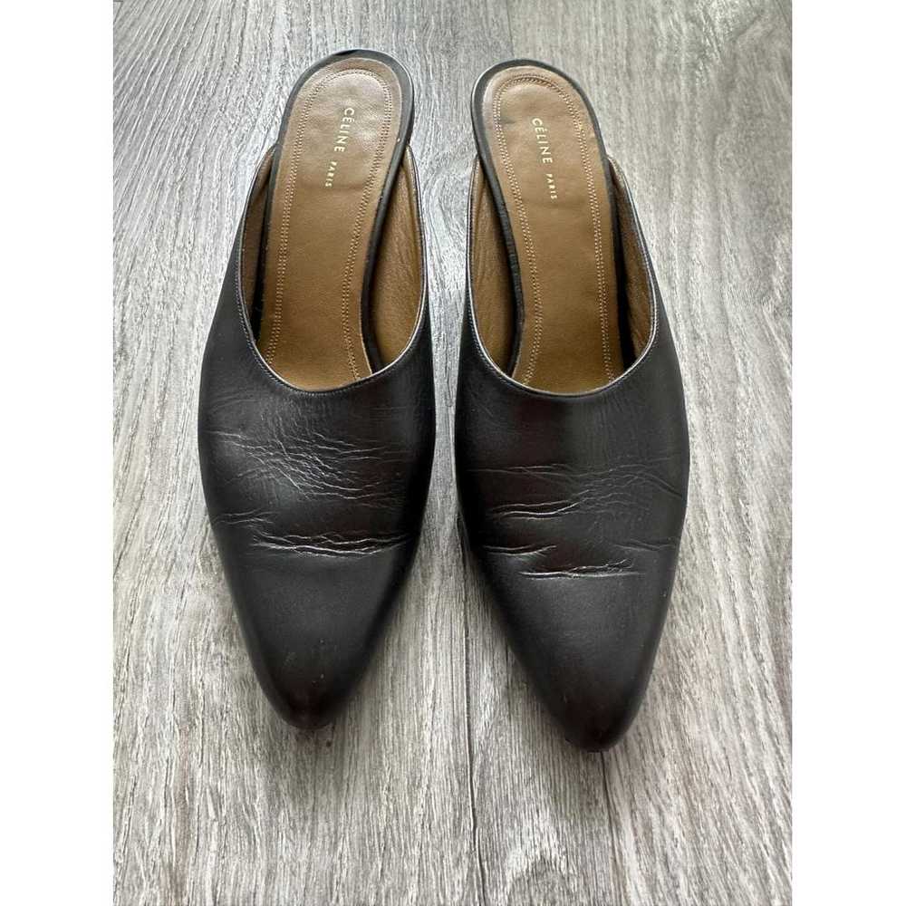 Celine Leather mules & clogs - image 2