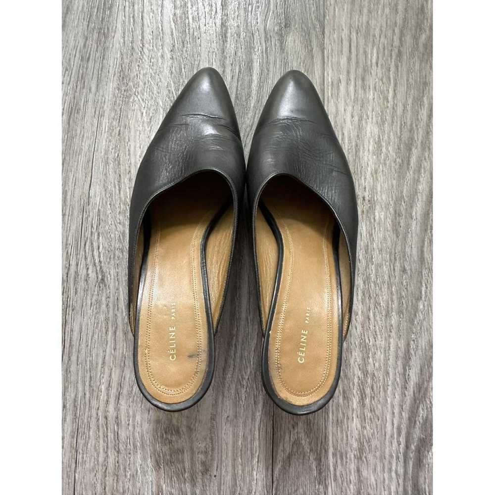 Celine Leather mules & clogs - image 4