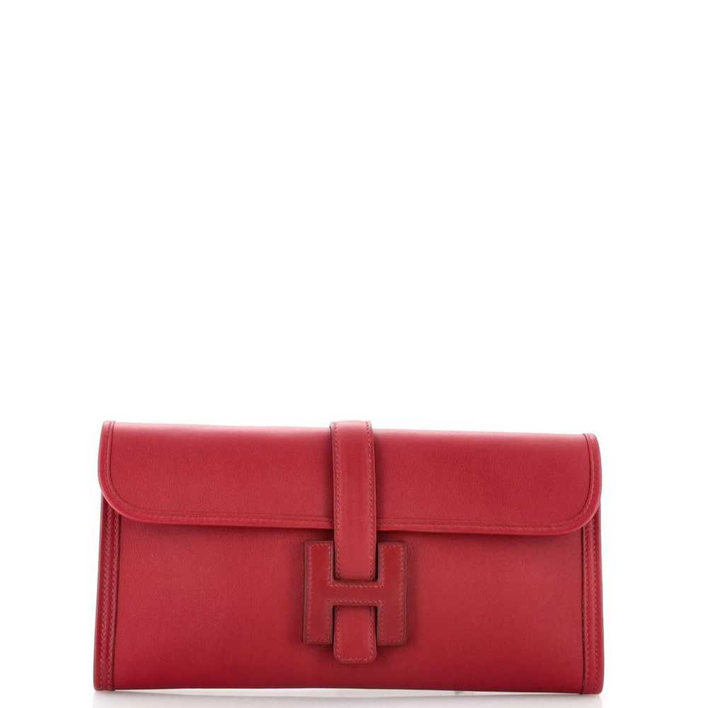 Hermès Leather clutch bag - image 1