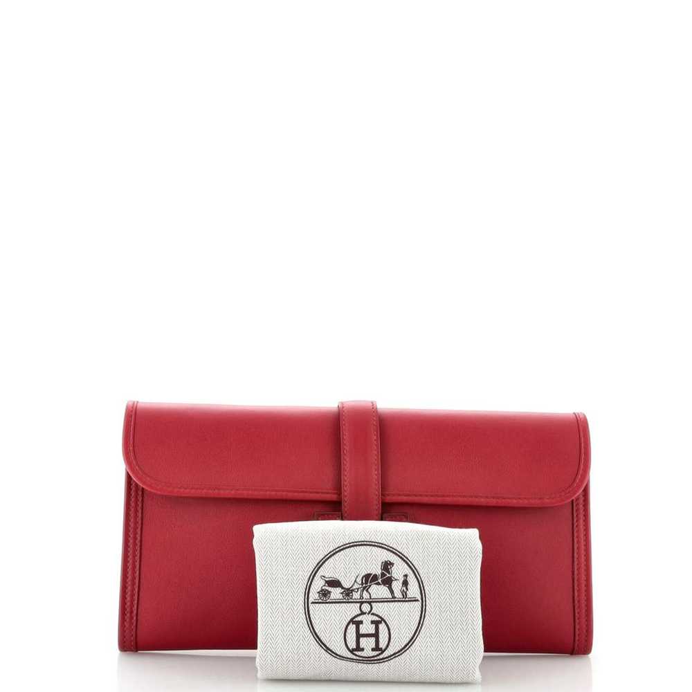 Hermès Leather clutch bag - image 2