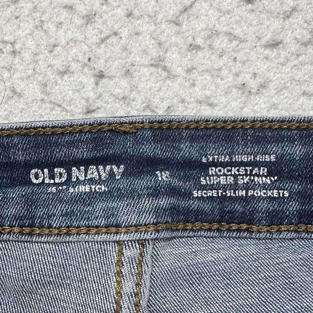 Old Navy Old Navy Rockstar 18 Skinny High Rise Ri… - image 5