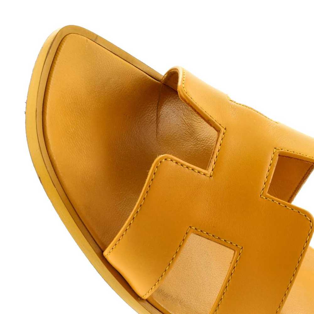 Hermès Leather sandal - image 5