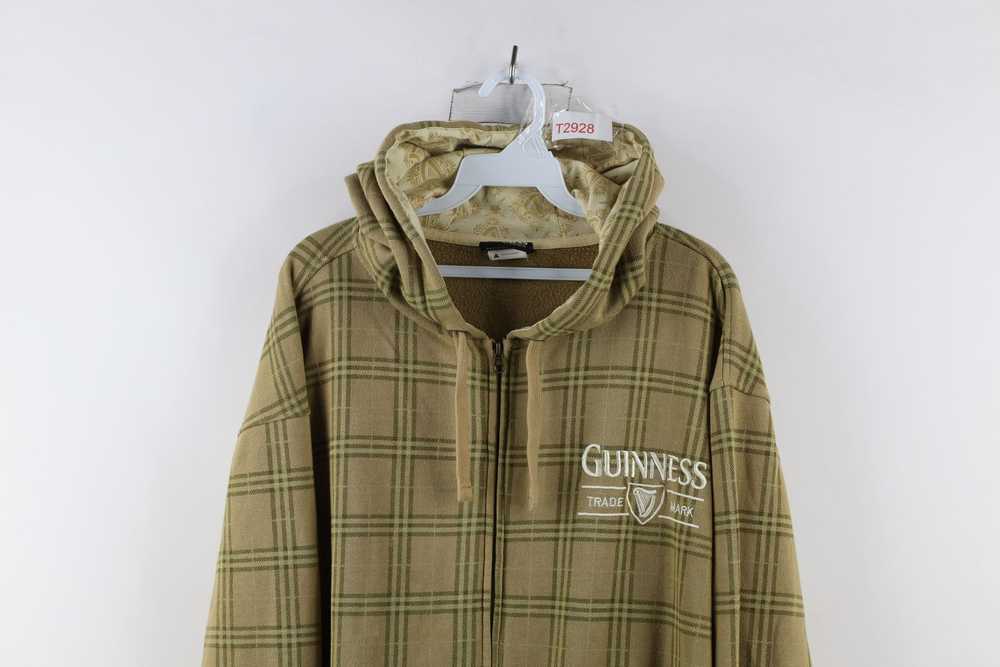 Vintage Vintage Guinness Beer Out Full Zip Hoodie… - image 2