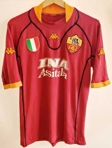 Kappa × Soccer Jersey × Vintage As Roma 2001/2002… - image 1