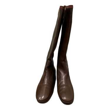 Tory Burch Leather riding boots