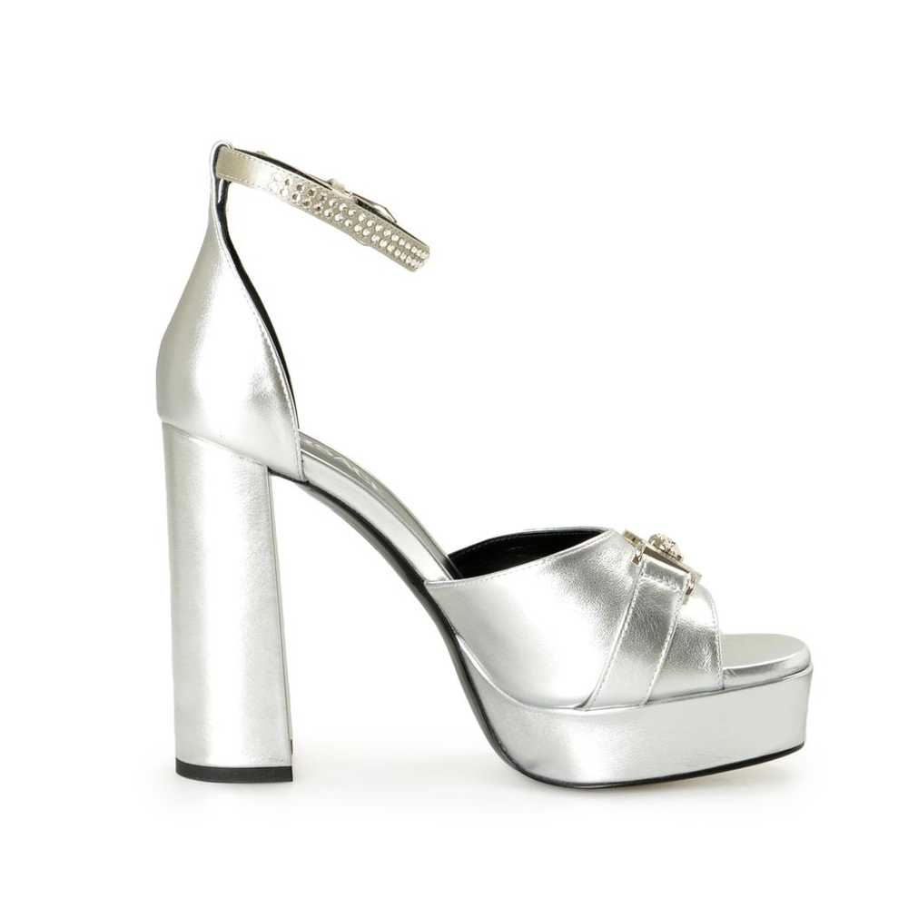 Versace Leather sandal - image 4