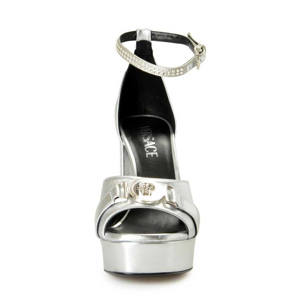 Versace Leather sandal - image 5