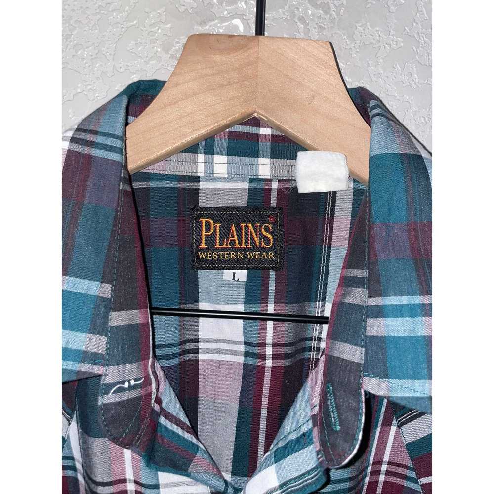 GREAT PLAINS Plains Western Wear Short Sleeve Pea… - image 7