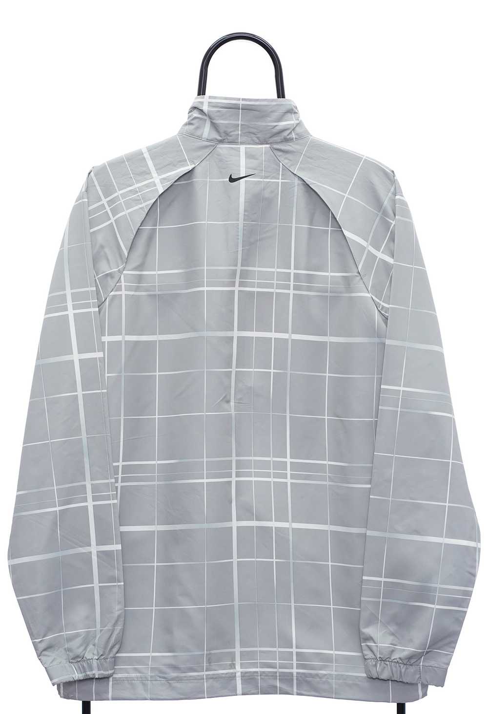 NIKE Golf Windbreaker Jacket Checked Full Zip Ret… - image 2