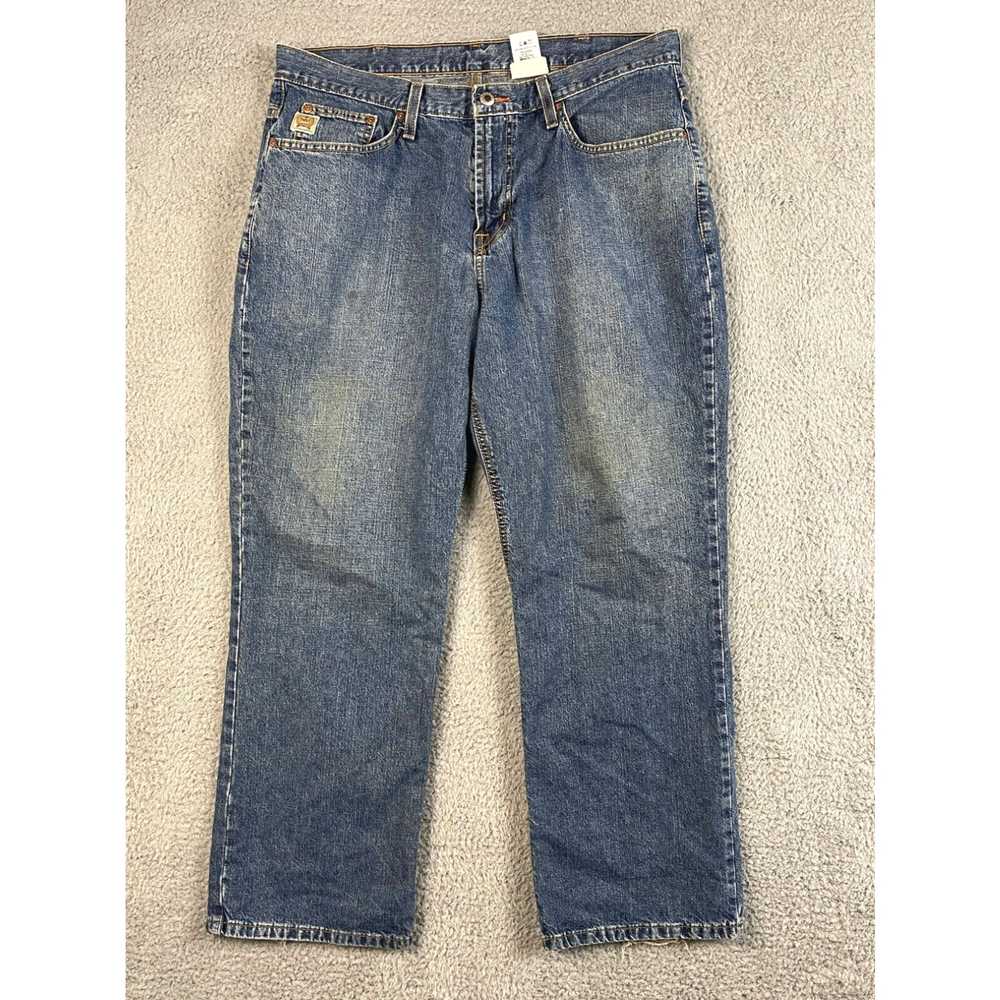 Vintage Cinch Jeans Mens 36x30 Straight Leg Gold … - image 1