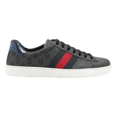 Gucci Ace cloth low trainers
