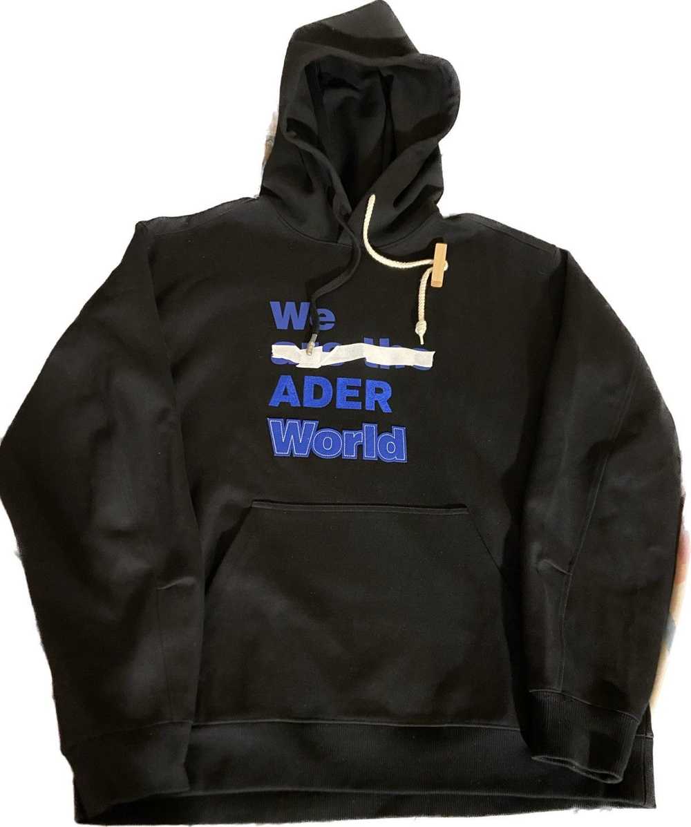 Ader Error Ader Error slogan print Hoodie - image 1