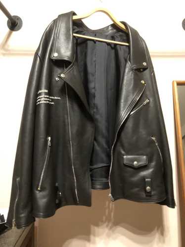 Doublet Doublet marionette leather Rider s Jacket