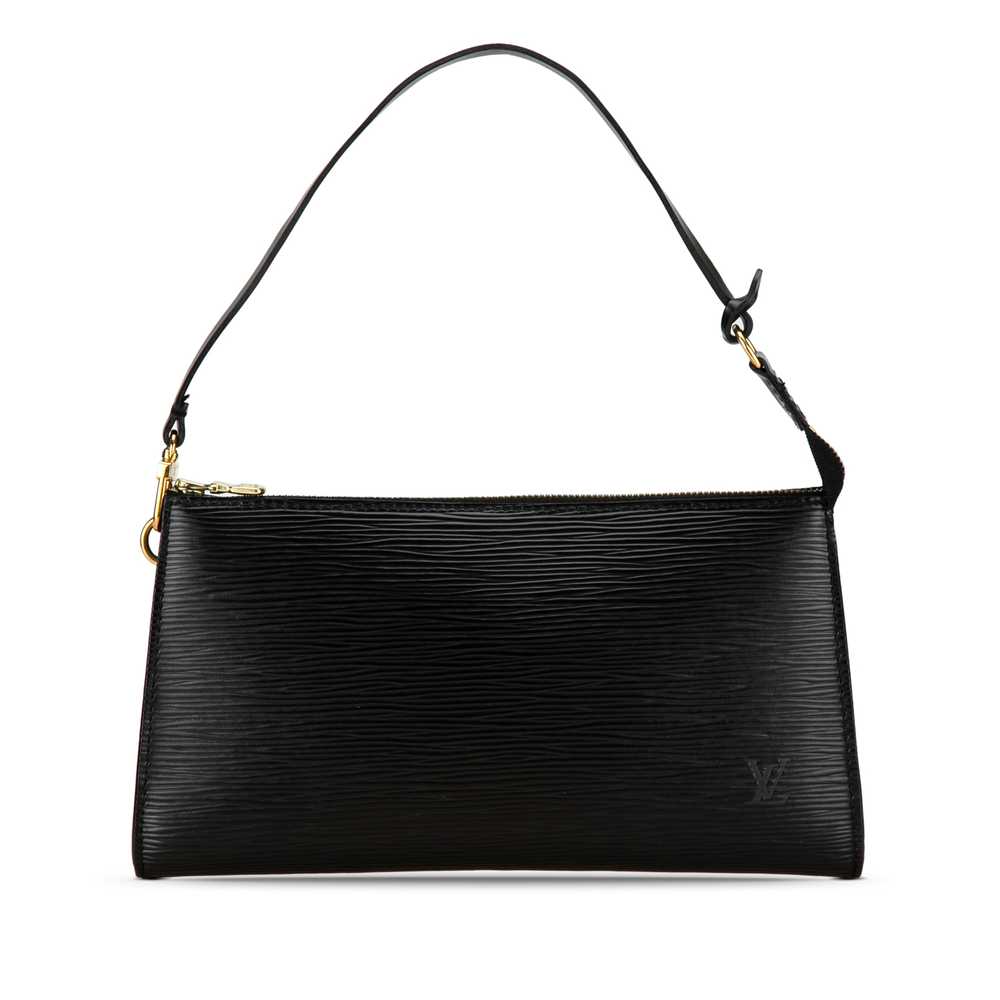 Black Louis Vuitton Epi Pochette Accessoires Shou… - image 1