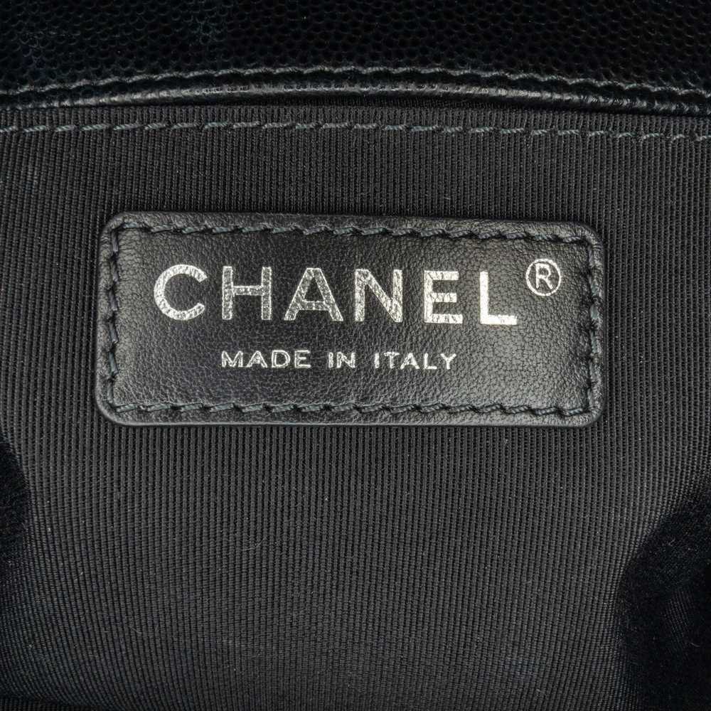 Black Chanel Medium Caviar Boy Flap Crossbody Bag - image 6
