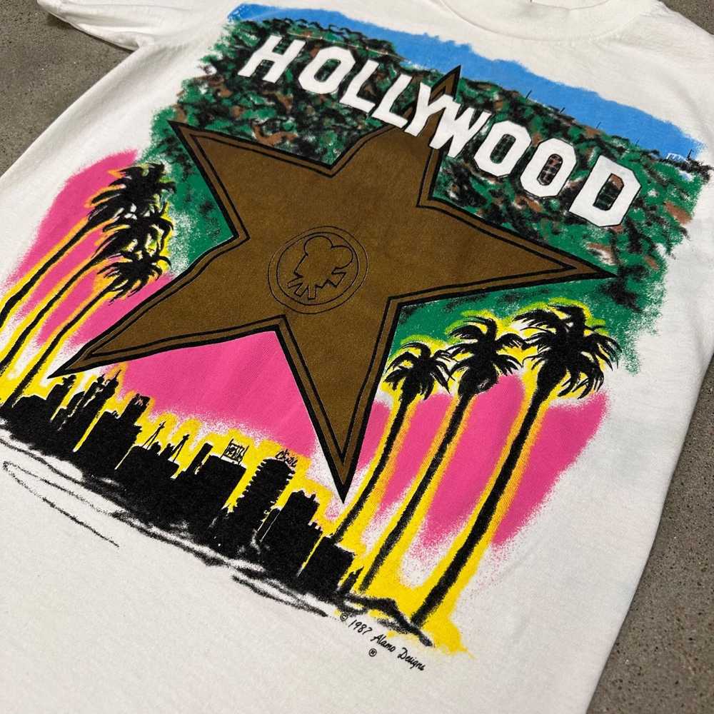 Vintage Vintage 1987 Alamo Designs Hollywood Shirt - image 2