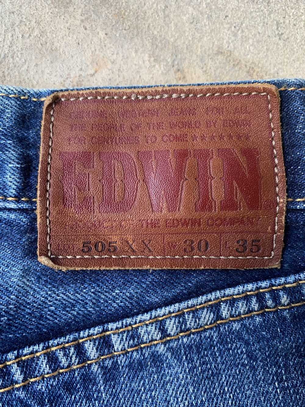 Distressed Denim × Edwin × Vintage Edwin 505XX Se… - image 5