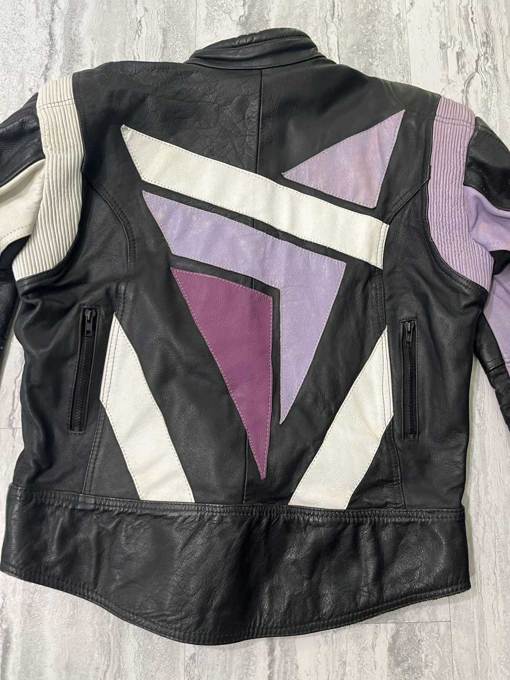 Leather Jacket × Vintage Vintage Pro Sports Leath… - image 4