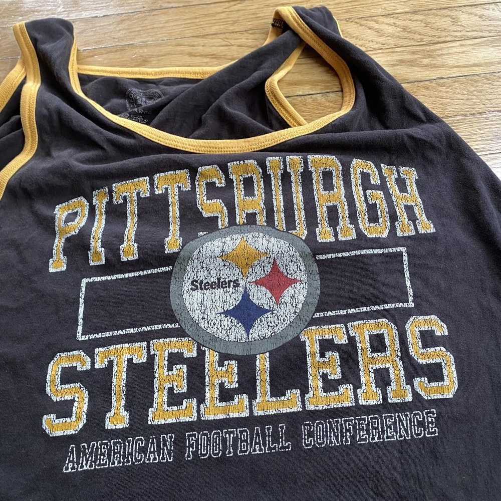 47 Vintage Pittsburg Steelers tank top - image 2