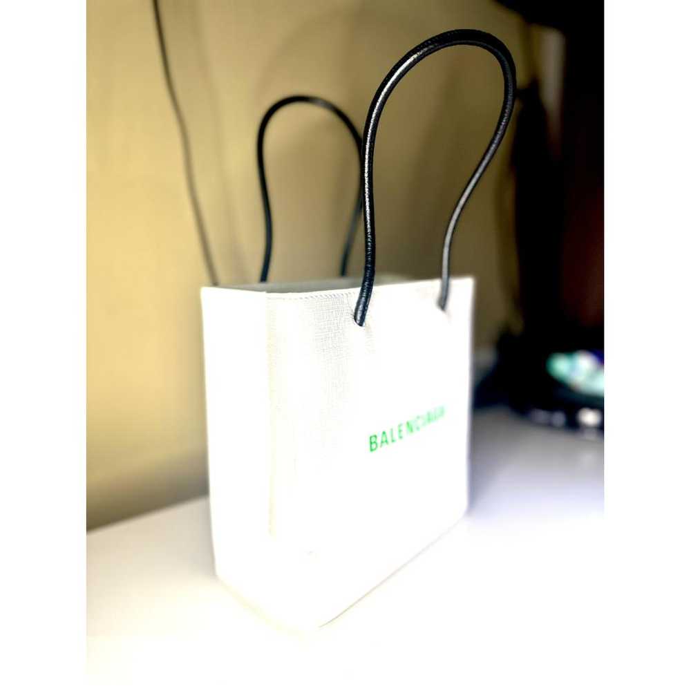 Balenciaga Shopping North South leather mini bag - image 2