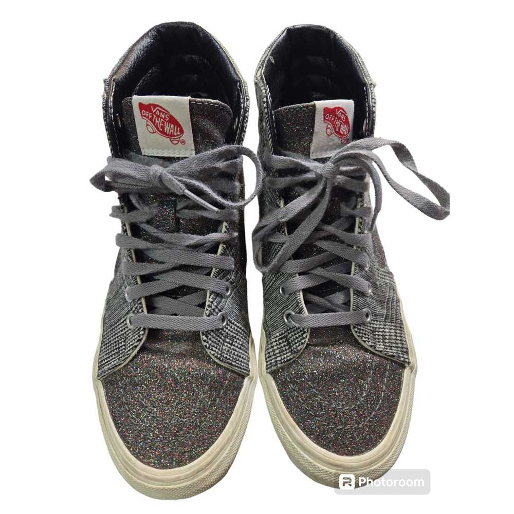 Vans Vans | Sparkly, Grey Plaid, Leopard Print Hi… - image 4