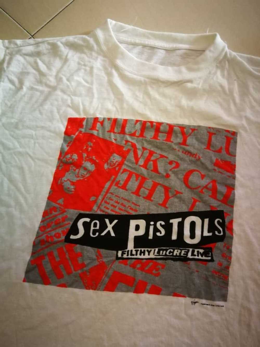Band Tees × Rock Tees × Vintage Sex Pistols Band … - image 4