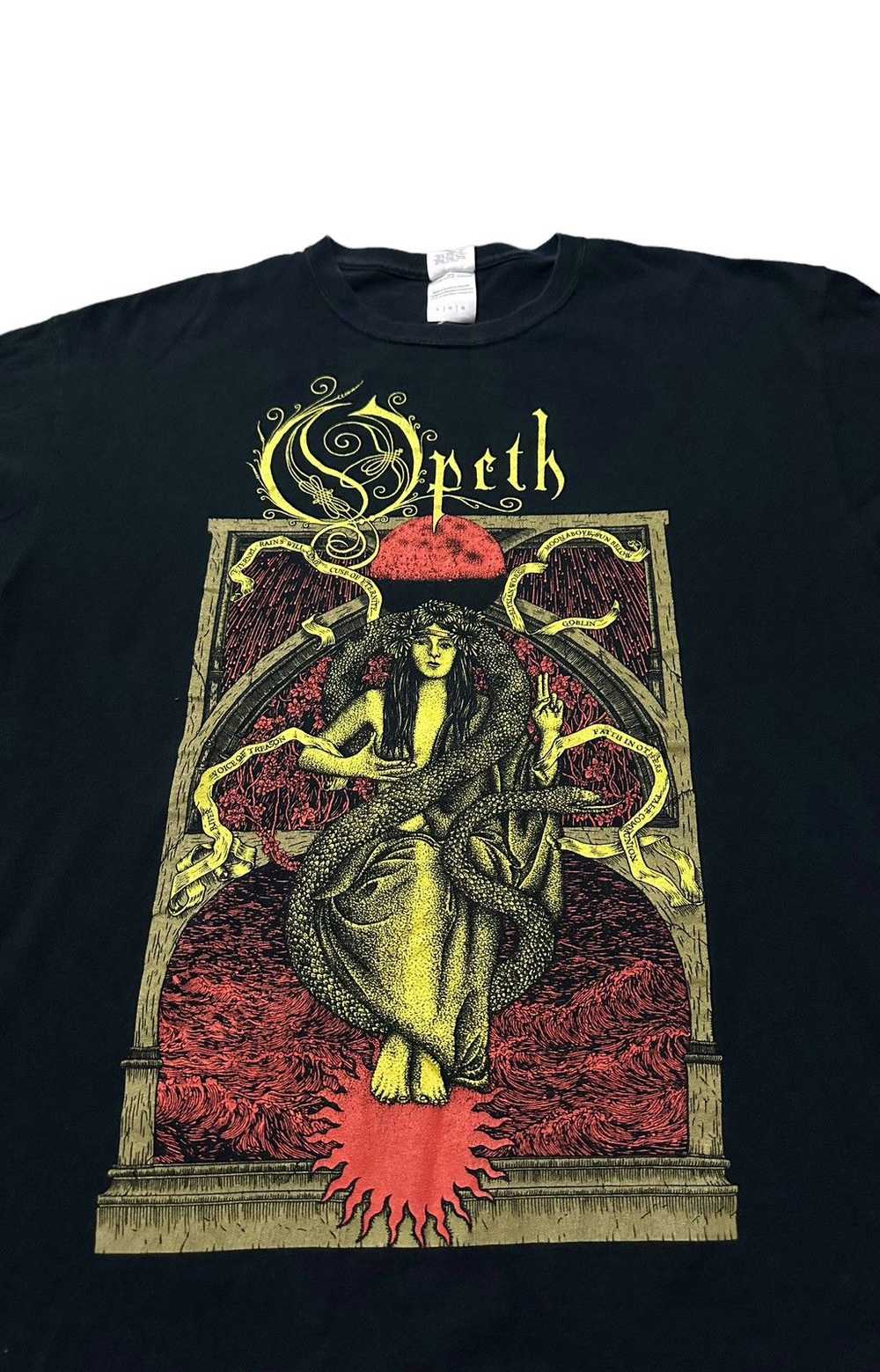 Band Tees × Vintage Vintage Opeth pale communion … - image 4