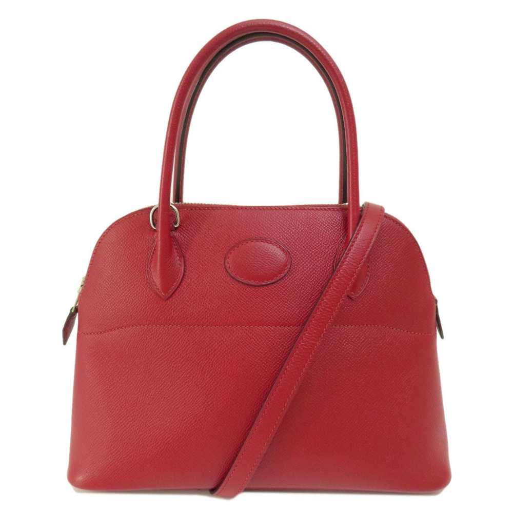 Hermes Hermes Bolide 27 Rouge Grenat Handbag Epso… - image 11