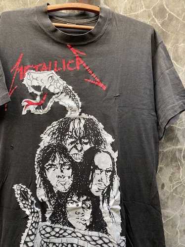 Band Tees × Vintage 1990 METALLICA Cliff Em All Vi