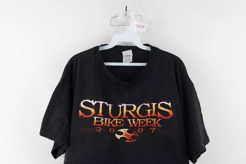 Vintage Vintage Y2K Bike Week Tribal Hog Skull Fi… - image 2