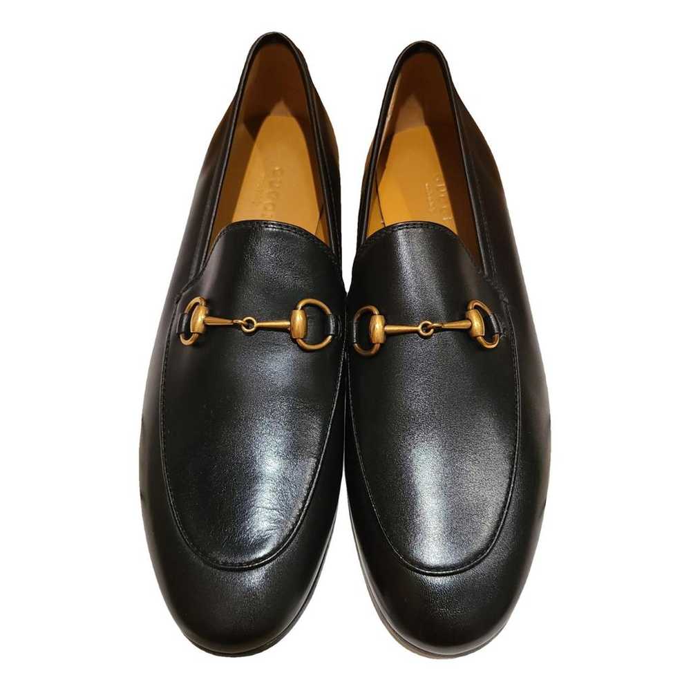 Gucci Jordaan leather flats - image 1