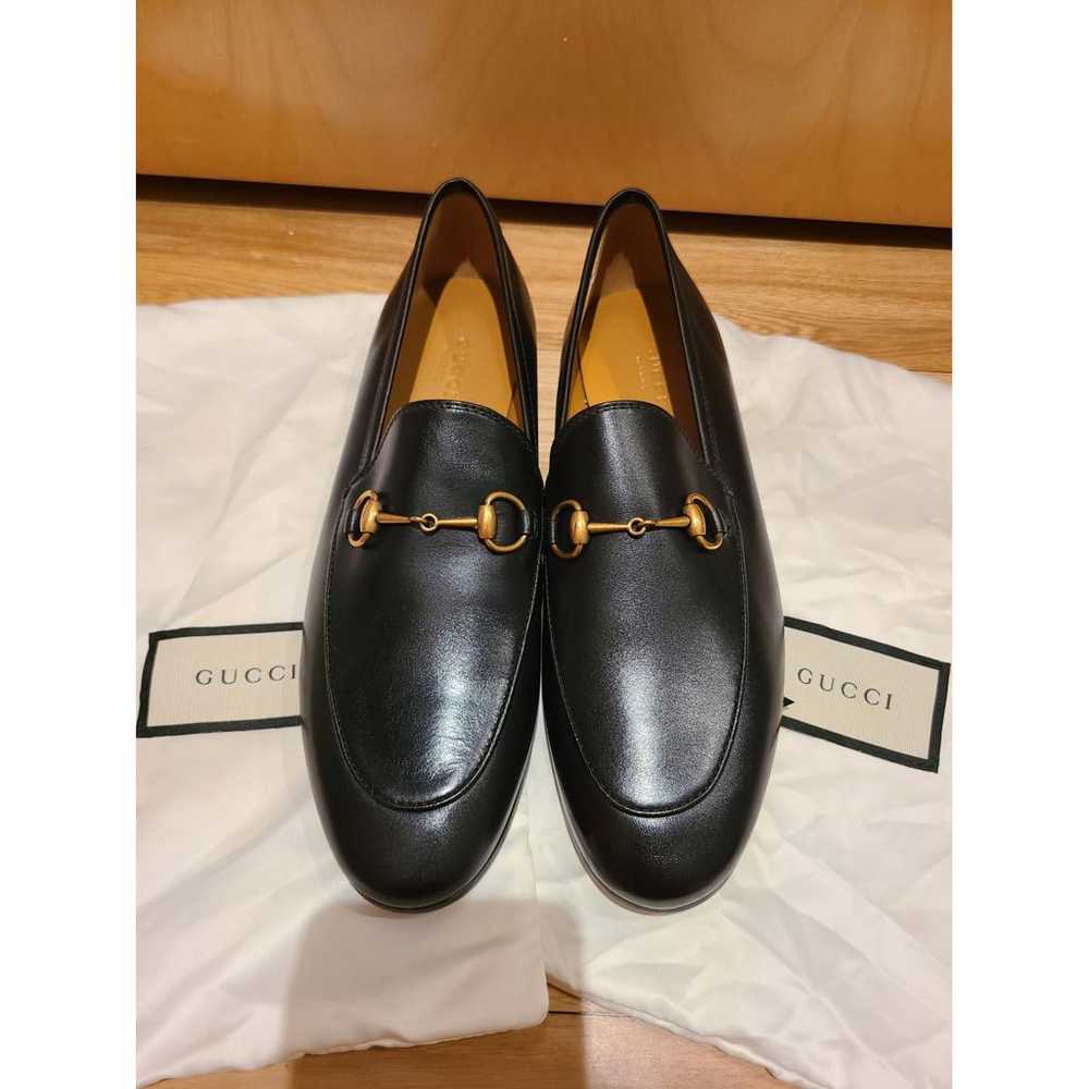 Gucci Jordaan leather flats - image 2