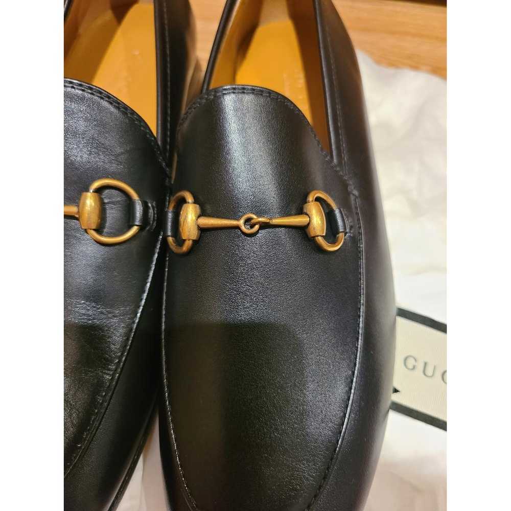 Gucci Jordaan leather flats - image 3