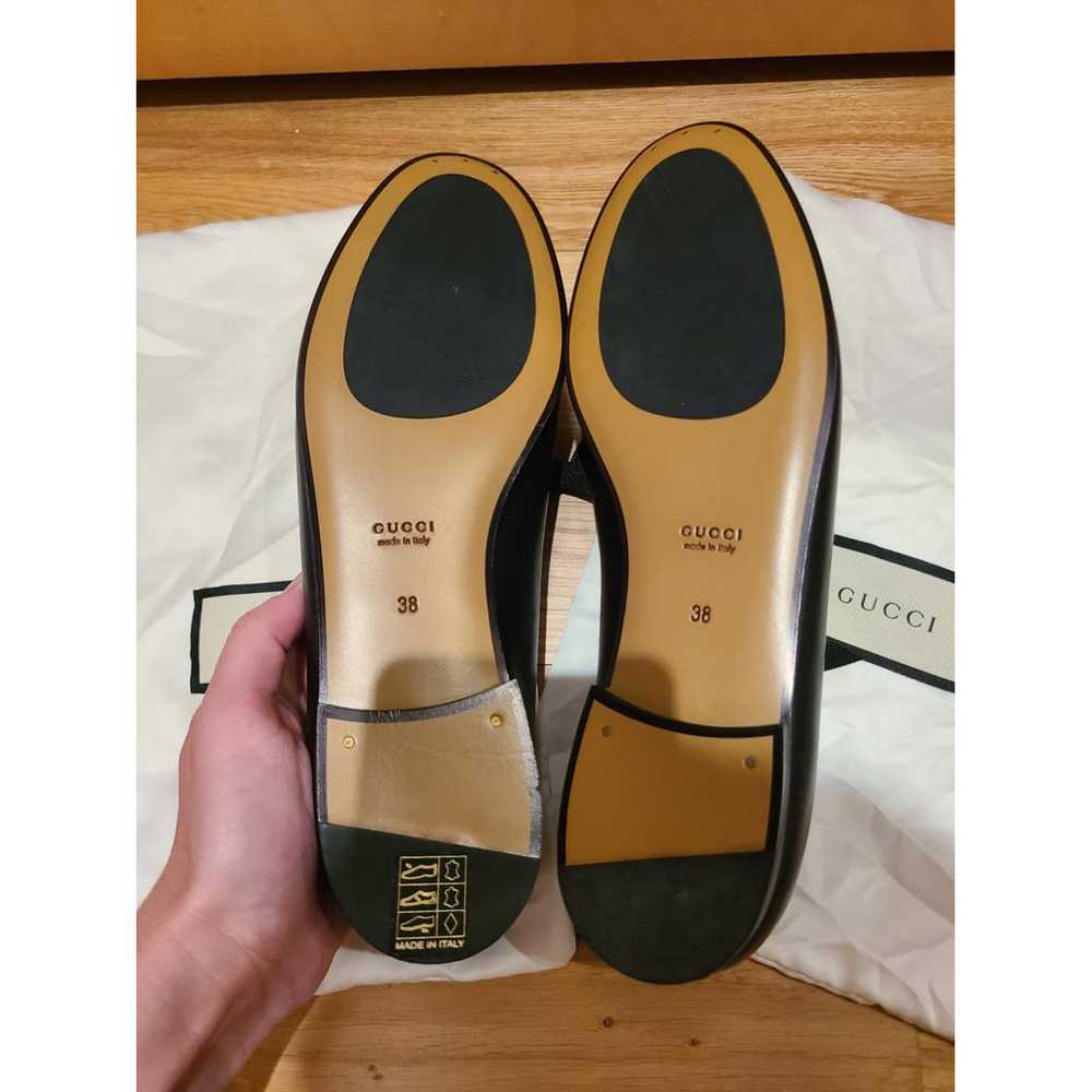 Gucci Jordaan leather flats - image 4