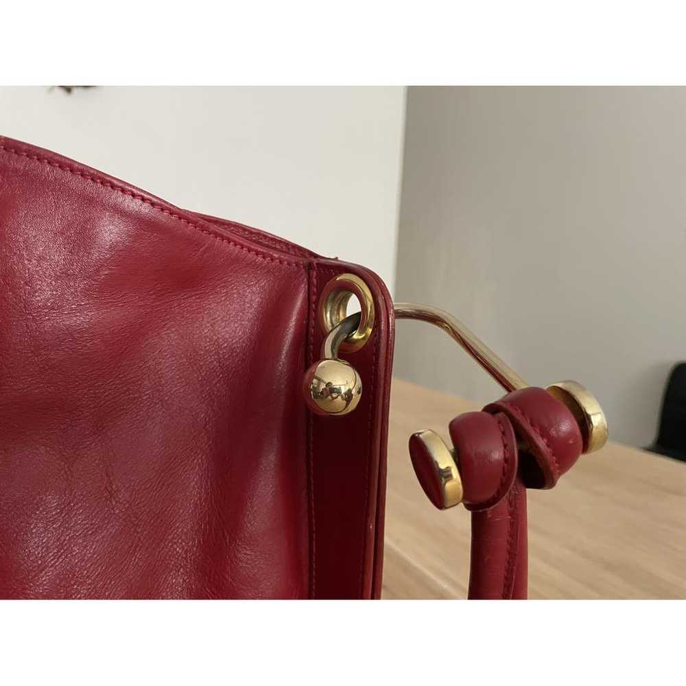 Non Signé / Unsigned Leather handbag - image 4