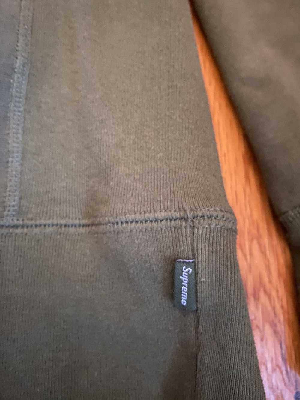 Supreme Supreme FW 17 olive S logo hoodie - image 2