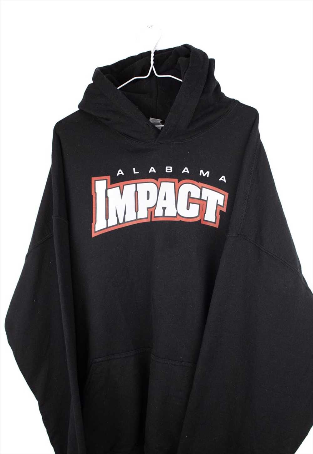 Vintage Gildan Alabama Impact Hoodie in Black XXL - image 2