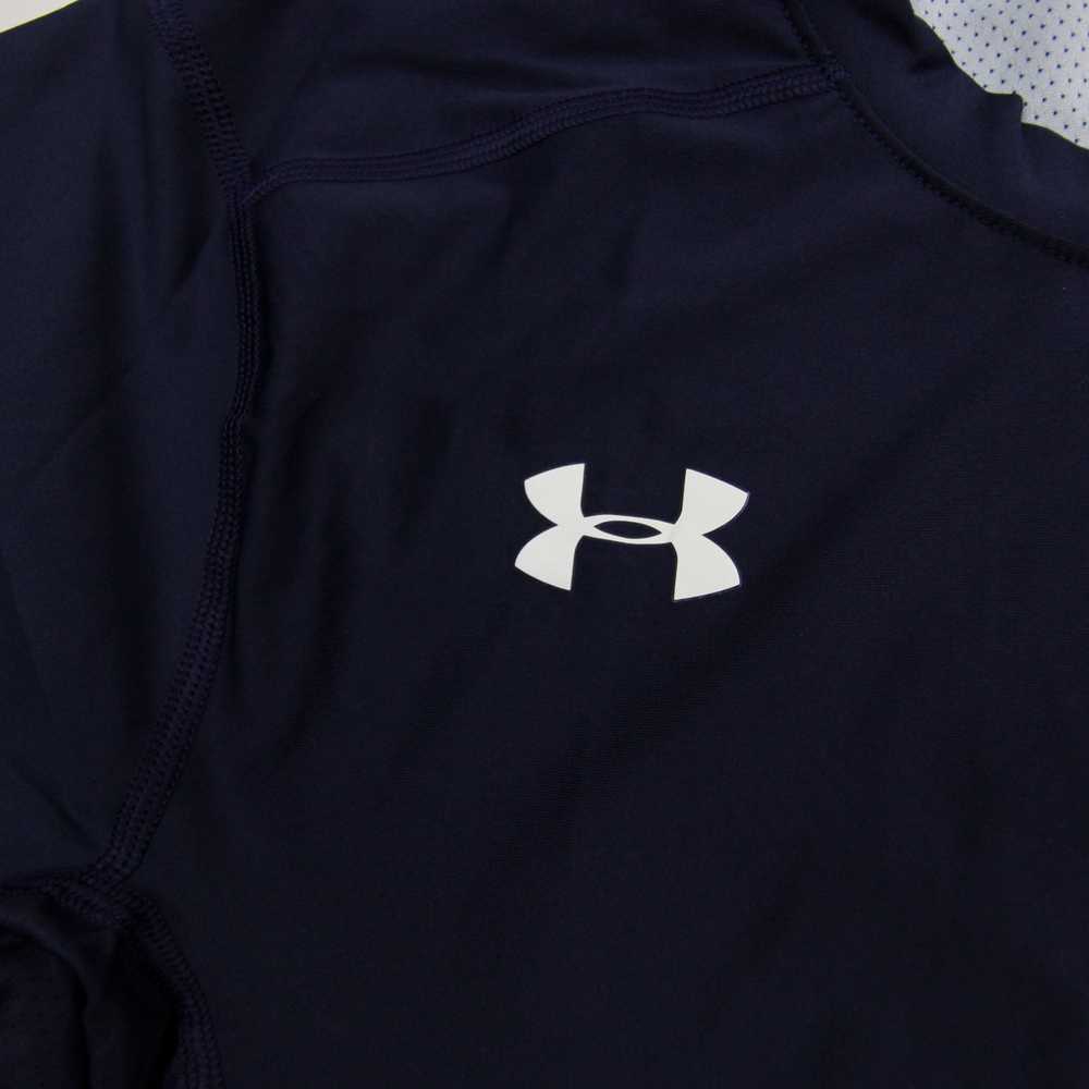 Under Armour Compression Top Men's Navy Used - image 3