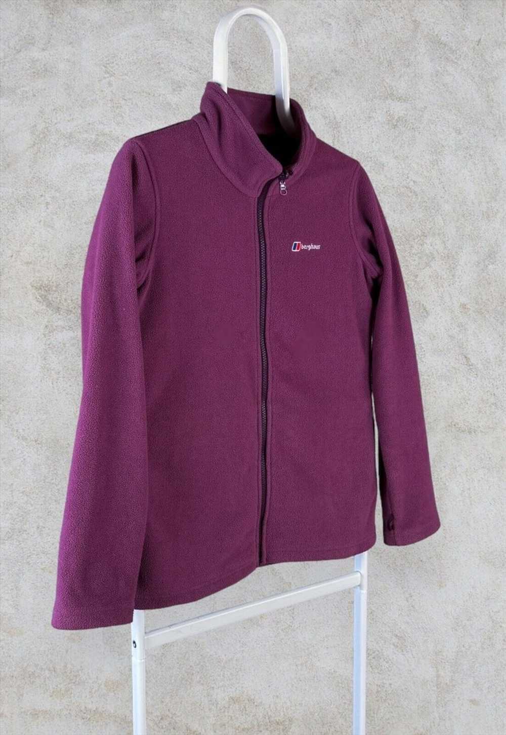 Berghaus Purple Fleece Jacket Windbreaker Women's… - image 2