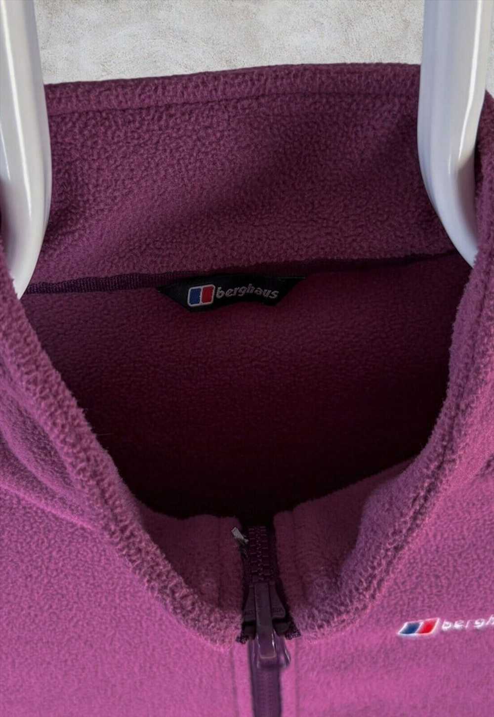 Berghaus Purple Fleece Jacket Windbreaker Women's… - image 4