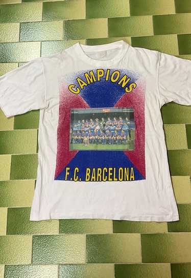 Vintage 90s FC Barcelona 1992 European Cup Champio