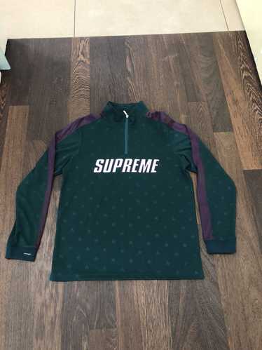 Supreme Track Half Zip Pullover (Green)