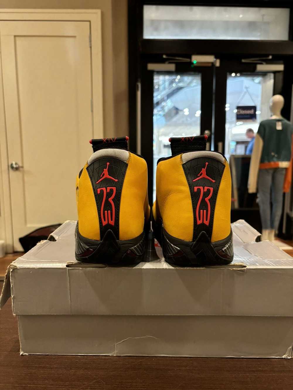 Nike Jordan 14 Retro Reverse Ferrari Yellow - image 4