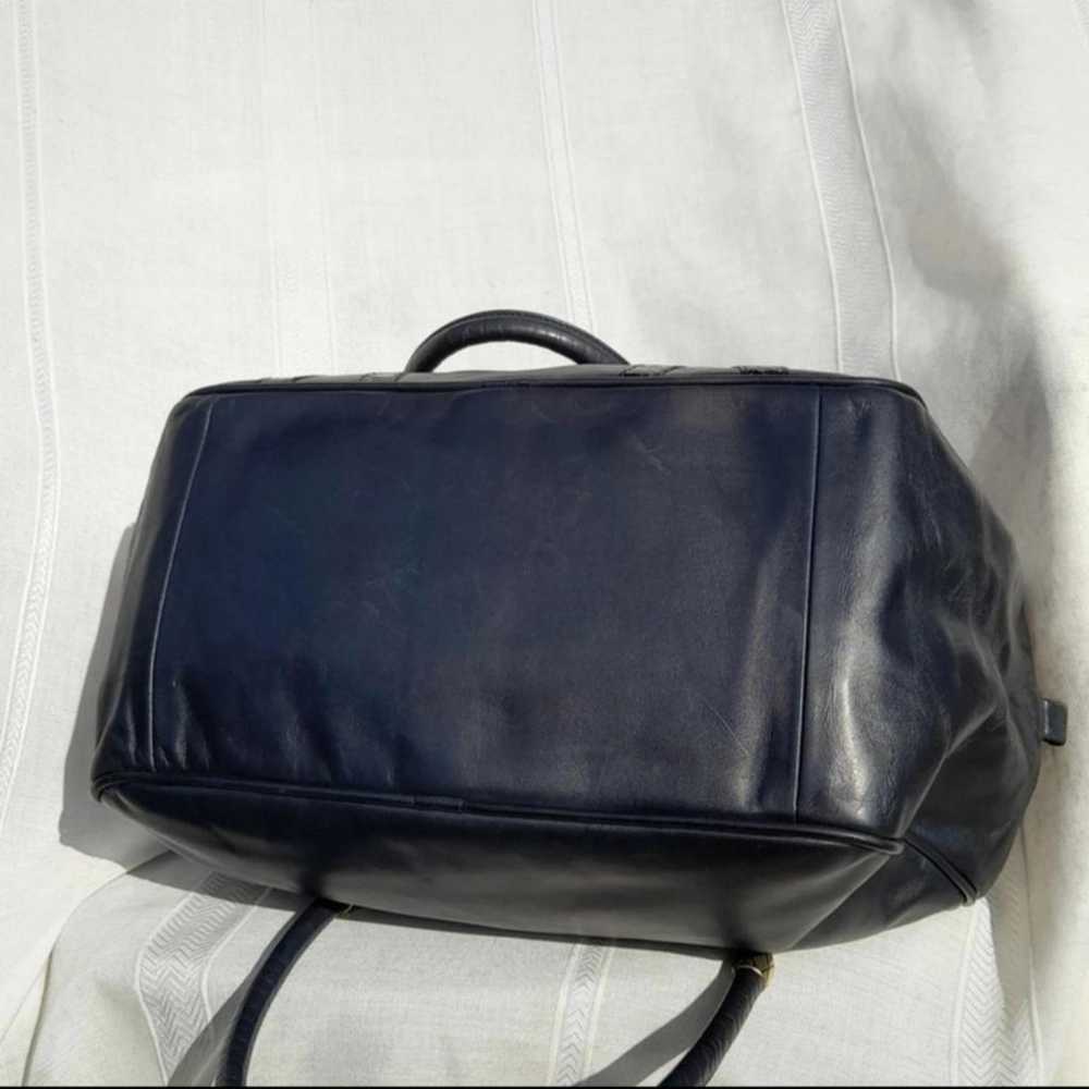 Non Signé / Unsigned Leather handbag - image 7